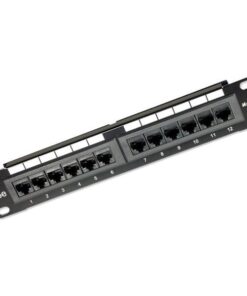 Pannello Patch 12 Porte, 10'', 1U, CAT5E UTP