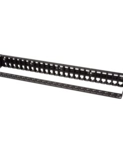 Pannello Patch 48 Posti 1HE Keystone Slim Senza Frutti Nero