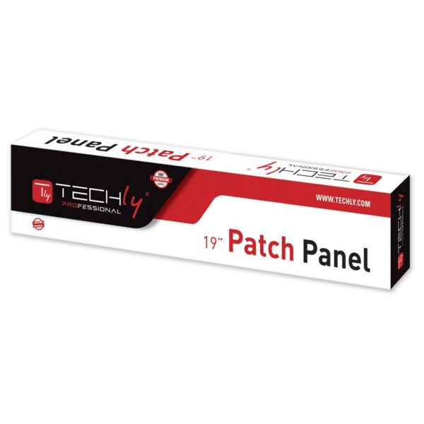 Pannello Patch STP 24 Posti RJ45 cat. 6A Techly