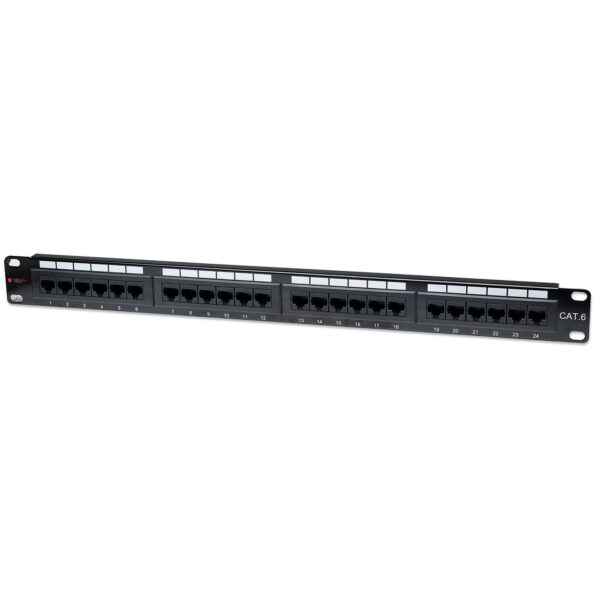 Pannello Patch UTP 24 Posti RJ45 Cat.6 Techly