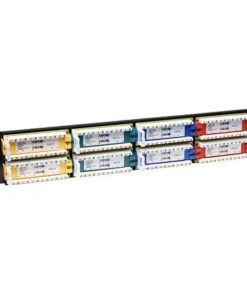 Pannello Patch UTP 48 Porte Cat.6 Codifica Colorata