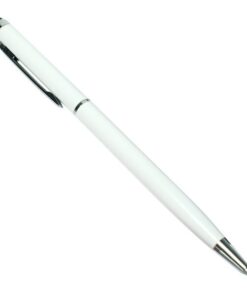 Penna 2in1 con pennino per schermo capacitivo Bianca