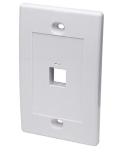 Placca porta frutti 1 posto mod. 503 Bianco