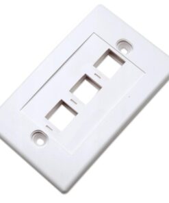 Placca porta frutti 3 posti mod. 503 Bianco