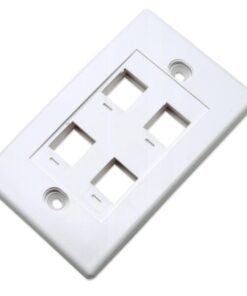 Placca porta frutti 4 posti mod. 503 Bianco