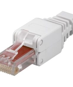 Plug Cat.6 RJ45 Tooless con Copriconnettore