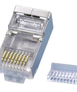 Plug Modulari RJ45 Cat5E con Slitta per Cavo Flessibile STP