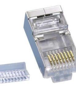 Plug Modulari RJ45 Cat5E con Slitta per Cavo Flessibile STP