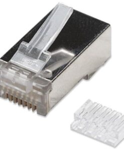 Plug Modulari RJ45 Cat6 con Slitta per Cavo Flessibile STP