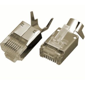 Plug per Cat. 5 e 6 STP con Copriconnettore
