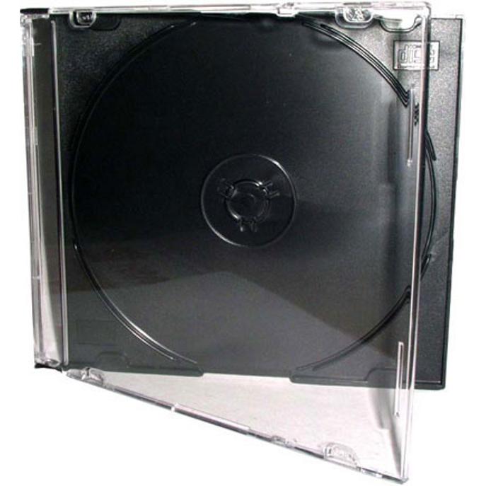 Porta CD Slim Jewel Case Nero