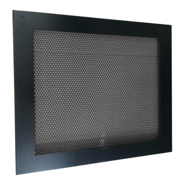 Porta Grigliata per Armadio a Muro 12 unità Nero