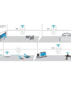 Powerline Extender Wireless N1000 2 Porte Gigabit PA6
