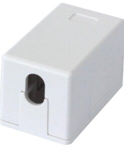 Presa a Muro per 1 Frutto Keystone Bianco