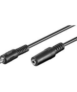 Prolunga audio Stereo Jack 3.5 mm M/F 3,0 mt.