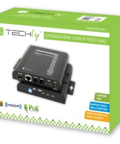 Ricevitore Extender HDMI over IP con PoE e Funzione Video Wall