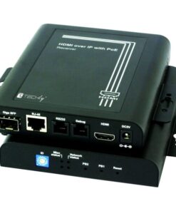 Ricevitore Extender HDMI over IP con PoE e Funzione Video Wall