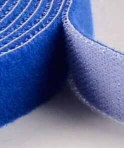 Rotolo di Velcro Fermacavi Lunghezza 25 m Larghezza 16 mm Blu