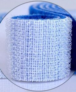 Rotolo di Velcro Fermacavi Lunghezza 25 m Larghezza 16 mm Blu