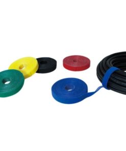 Rotolo di Velcro Fermacavi Lunghezza 4m Larghezza 16mm Rosso