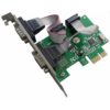 Scheda PCI Express Seriale 2 Porte DB9 M