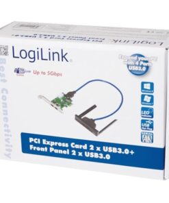 Scheda PCIe 2 porte USB3.0 + 2 porte USB3.0 su pannello frontale