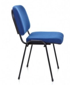 Sedia da Conferenza in Tessuto Blu