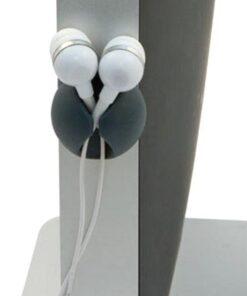 Set Fermacavo Adesivi da Scrivania Nero