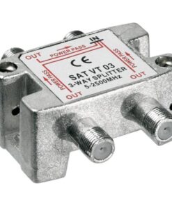 Splitter 3 vie per satellite 100 db, 1750 Mhz