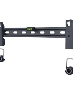Staffa Muro Fissa Slim con Distanziali TV LED LCD 23-55'' Nero