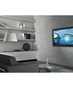 Staffa Muro Fissa Slim con Distanziali TV LED LCD 40-65'' Nero
