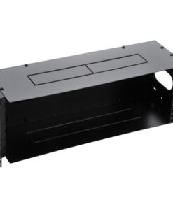 Staffa di Montaggio da Muro 19'' Easyline 4U con 3 Fori Nero