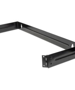 Staffe di Montaggio da Muro 19'' 1U Nero