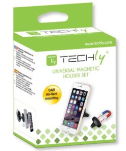 Supporto Magnetico da Auto per Smartphone e Tablet Nero