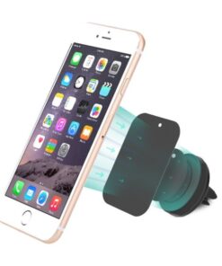 Supporto Magnetico da Auto per Smartphone e Tablet Nero
