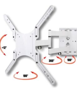 Supporto a Muro Ultra Slim per TV LED LCD 23-55'' Bianco