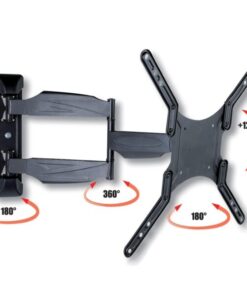 Supporto a Muro Ultra Slim per TV LED LCD 23-55'' Full Motion Nero