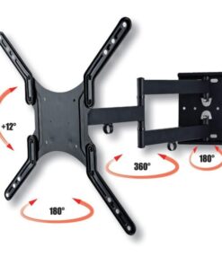 Supporto a Muro Ultra Slim per TV LED LCD 23-55'' Nero