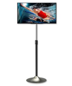 Supporto a Pavimento Colonna a Base Circolare per TV LCD/LED 13-27''