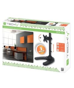 Supporto da scrivania per 1 Monitor LCD 13-27'' con base h.485mm