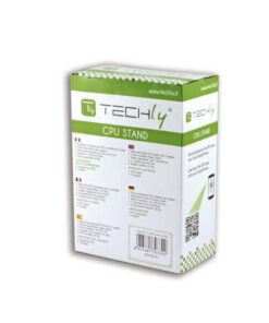 Supporto per CPU in Acciaio con Ruote Nero