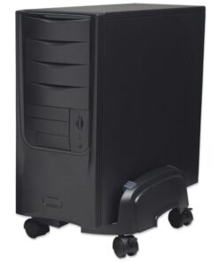 Supporto per CPU in Plastica HIPS Regolabile Colore Nero