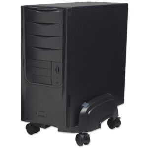 Supporto per CPU in Plastica HIPS Regolabile Colore Nero
