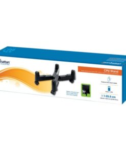 Supporto per CPU in Plastica PP Regolabile Colore Nero