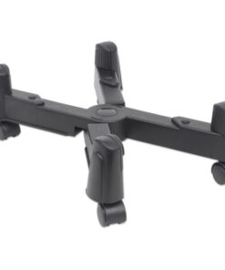 Supporto per CPU in Plastica PP Regolabile Colore Nero