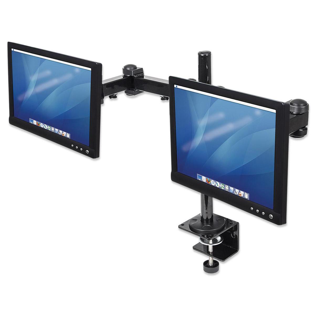 Supporto per Monitor LCD con Doppio Braccio Rotante