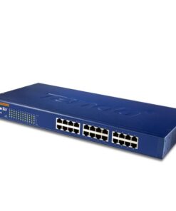 Switch 24 Porte Gigabit Installabile a Rack Blu TEG1024G