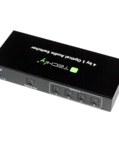 Switch Audio Toslink 4 Porte con Telecomando IR