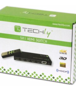 Switch HDMI 5 IN 1 OUT con Telecomando 4K UHD 3D
