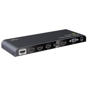 Switch HDMI2.0 5 IN 1 OUT con Telecomando 4K UHD 3D